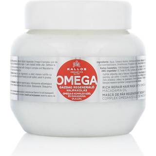 Kallos KJMN Professional Omega Nærende hårmaske Med omega-6 fedtsyre og macadamiaolie 275 ml - 275 ml