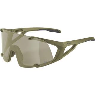 Alpina Hawkeye Q-Lite A8691071 134 Solbriller Mænd Hvid - Matte Olive White - 134mm