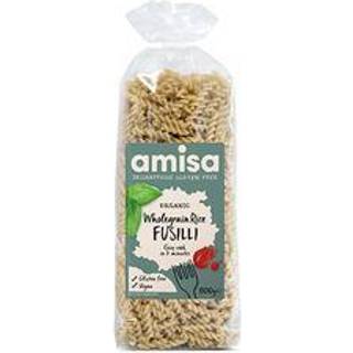 Amisa Fusilli Pasta Fuldkornsris Ø - 500 g