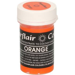 Sugarflair Pastel Pastafarve, Orange - 25g