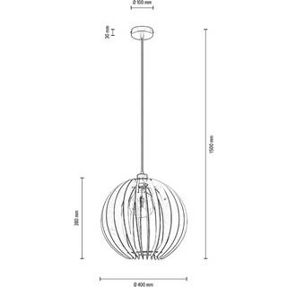Envostar Clay hængelampe i birkekrydsfiner Ø 40 cm