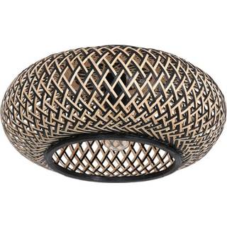 Maze bambus-loftlampe, sort-natur