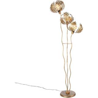 Vintage gulvlampe guld 182 cm 3-lys - Botanica