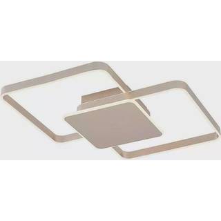 Lucande Kadira LED-loftlampe, 70 cm, nikkel