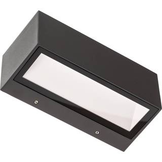 LUTEC GEMINI udendørs LED væglampe, up/down, H8,5 cm, IP54, 4000K, mørk grå