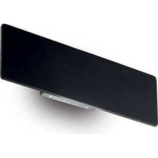 Zig Zag LED-væglampe sort, bredde 29 cm
