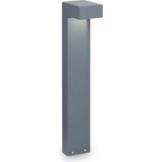 Ideal Lux Sirio vejlampe, antracit, aluminium, højde 60 cm