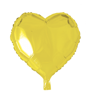Gul folieballon, Hjerte