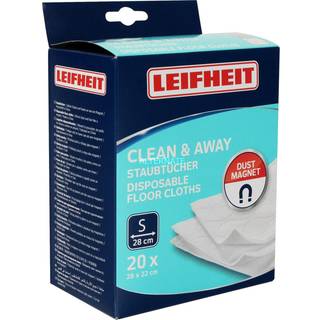 Clean & Away Klud 20 stk. fra Leifheit - Hvid farve - Polyethersulfon