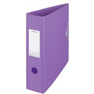 Brevordner Colour'Breeze A4 poly 80mm Lavendel, Esselte 628428, 5stk