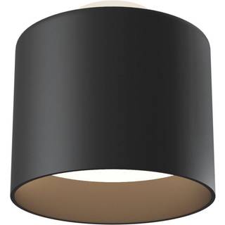 Maytoni LED-loftlampe Planet, sort, Ø 10 cm aluminium 3.000 K