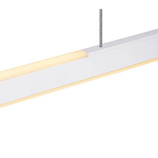 SLV One Lineær LED-pendel, 140 cm, hvid