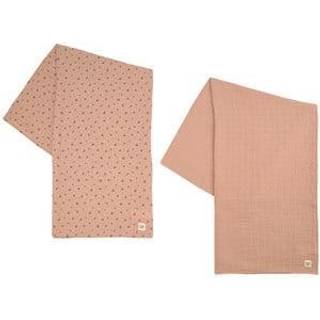 Buddy & Hope 2-pak Muslintæpper Berries/Solid One Size      Unisex