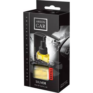 Areon Car Black Edition Silver luftfrisker til bil Genopfyldning 8 ml - 8 ml