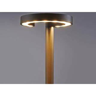 Lucande LED-udendørslampe Jannis, antracit, metal, 200 cm