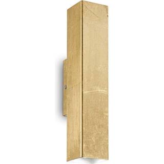 Ideal Lux væglampe Sky guldfarvet metal højde 30 cm op/ned