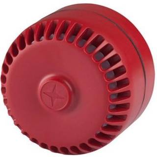 Indendørs sirene 100dB 9-28VDC, SIR1992-R-LP - Rød