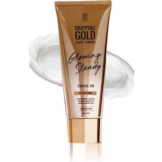 Dripping Gold Glowing Steady Selvbrunercreme til gradvis bruning Medium - Dark 200 ml - 200 ml
