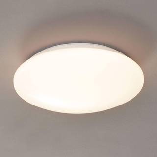Pollux loftlampe, Ø 27 cm, plast, bevægelsessensor