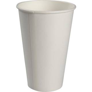 Papbæger 30 cl Ø8,13 cm Hvid, 1000 stk  H11,7 cm