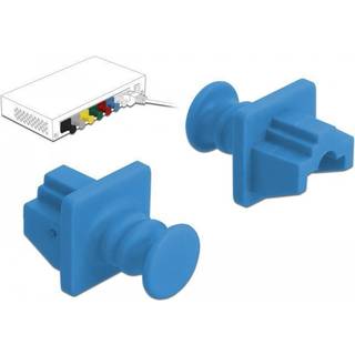 DeLOCK Dust Cover for RJ45 Jack - Blue