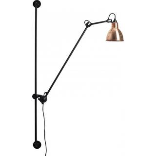 Lampe Gras - Væglampe - 214-R - Sort/Rå Kobber - DCW éditions Paris