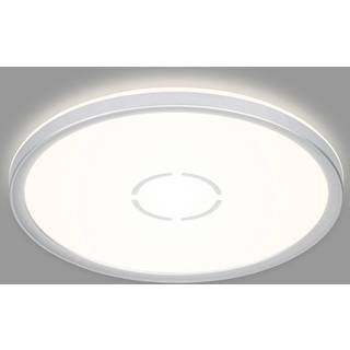 Gratis LED-loftlampe, Ø 29 cm, sølv