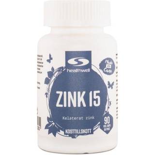 Healthwell Zink 15, 90 kapsler