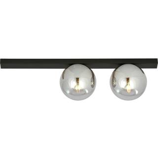 Loftlampe Fit, sort/grafit, 2 lyskilder
