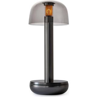 Humble Lights - Two Bordlampe - Titanium m. Røget Glas