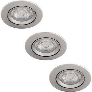 Philips Indbygningsspot - 3-pak Sparkle - SL261L - Nikkel - Dæmpbar