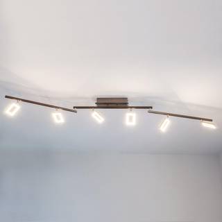Paul Neuhaus LED-loftlampe Inigo, 6 lyskilder, justerbar