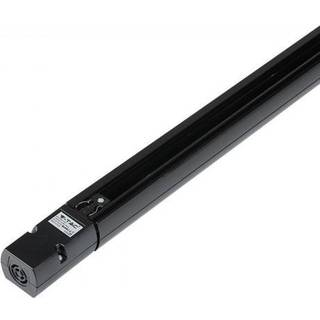 V-Tac 1 meter skinne til skinnespots - Sort, 3-faset, komplet med tilslutning og endeprop
