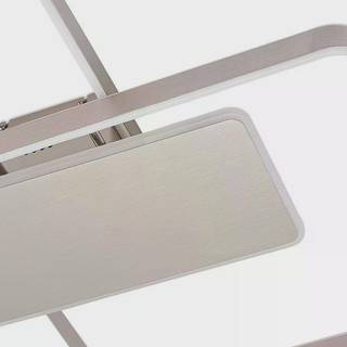 Lucande Kadira LED-loftlampe, 80 cm, nikkel