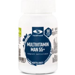 Healthwell Multivitamin Man 55+, 90 kapsler