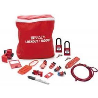 Brady Electrician lockout kit + padlocks