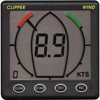 Spejlingsskærm til vindinstrument NASA Marine Instruments Repeater Clipper Wind