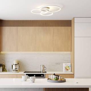 Lindby Smart LED-loftlampe Tula, fjernbetjening, Tuya CCT