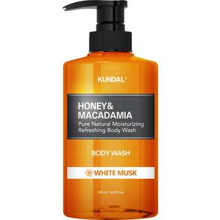 KUNDAL Honey & Macadamia White Musk Silkeagtig brusegel med fugtgivende virkning 500 ml - 500 ml