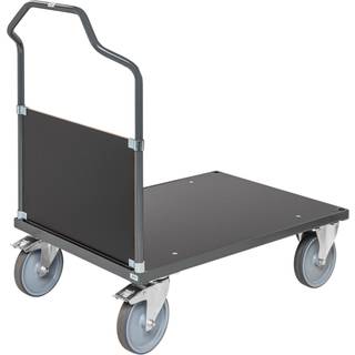 Kongamek 120 x 80 Mørkegrå/Sort Platformsvogn