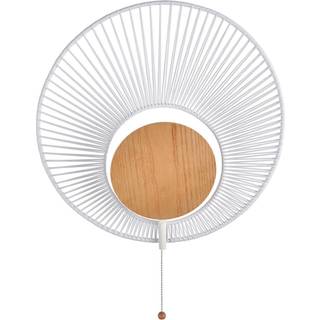 Forestier Oyster designervæglampe, hvid