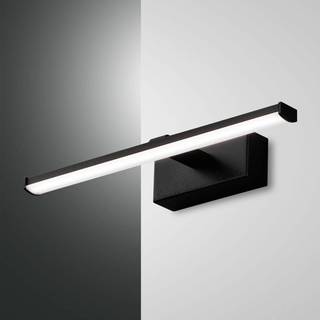 Nala LED-væglampe, sort, bredde 30 cm