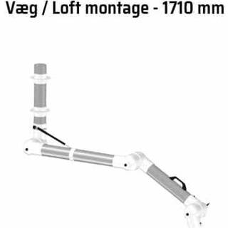 Alsident System 100 sugearm | 1710 mm | 3 led | Væg / Loft montage