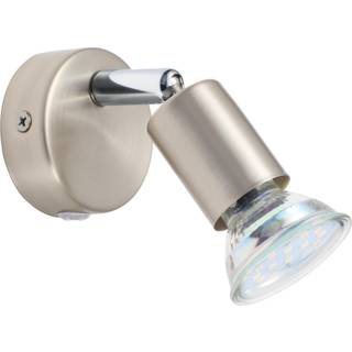 Mini Spotlampe - børstet  stål