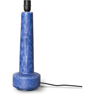 HKliving Retro lampefod i stentøj Blue