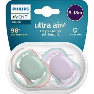 Philips Avent Ultra Air, Str. 2 (6-18 Mdr.), Symmetrisk - Silikone