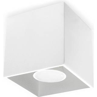 Loftslampe QUAD 1 hvid