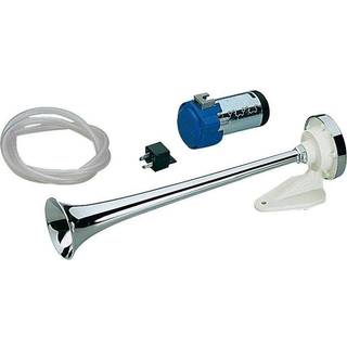 Signalhorn båd / trompethorn 24 V Marco MA1-C Single plastic Chromed, plast, kompressordrevet, udvendig