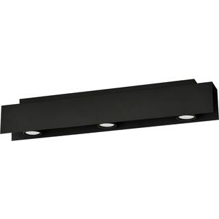 Loftlampe Kenno, sort, 3 lyskilder