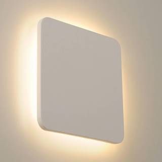 SLV Plastra LED-væglampe lavet af gips kantet 30x30cm